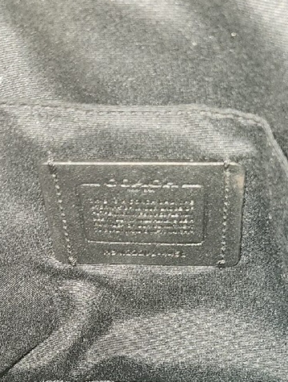 Coach Brown and Black Signature Monogram Tote with Gold Hardware - Picture 5 of 8